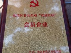 K8凯发实业党支部入选首批荔湾区“党建红联”会员企业
